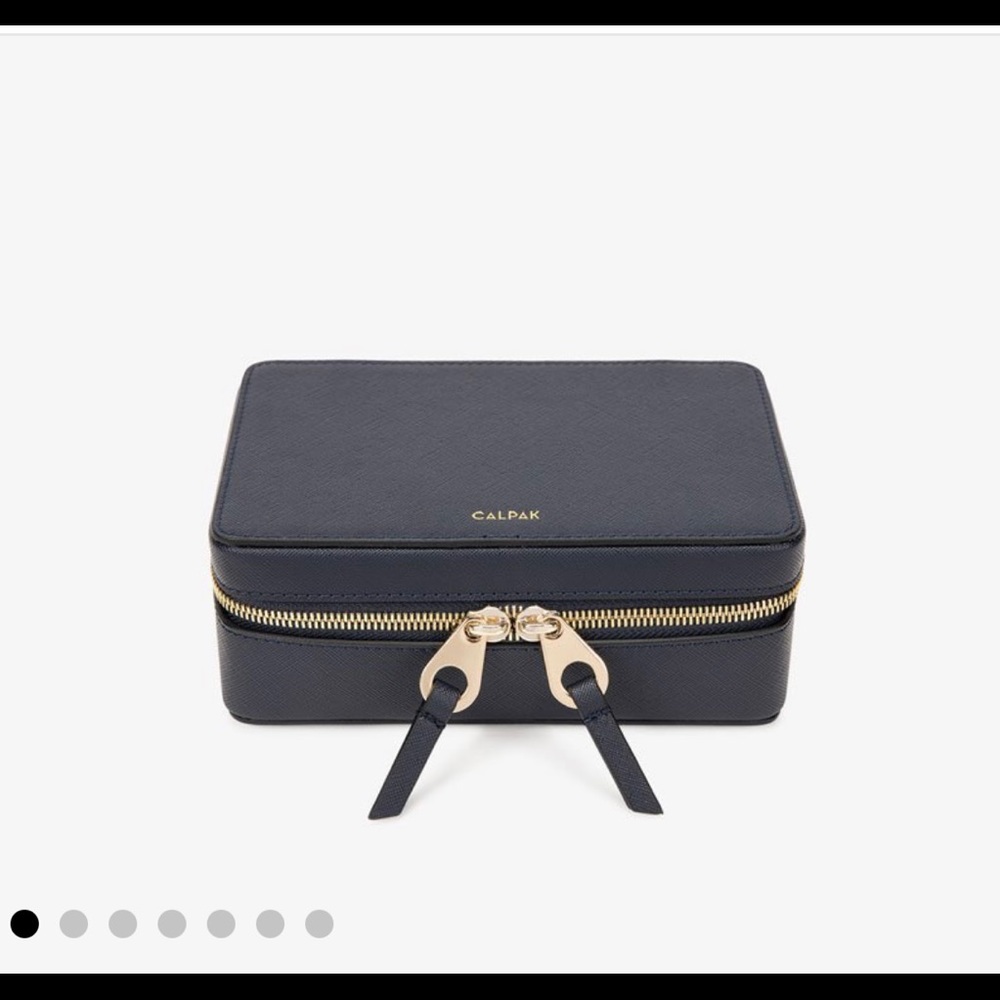 Cal Pak jewelry case, black, EUC